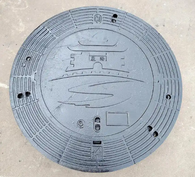 永清球墨铸铁井盖定制款展示