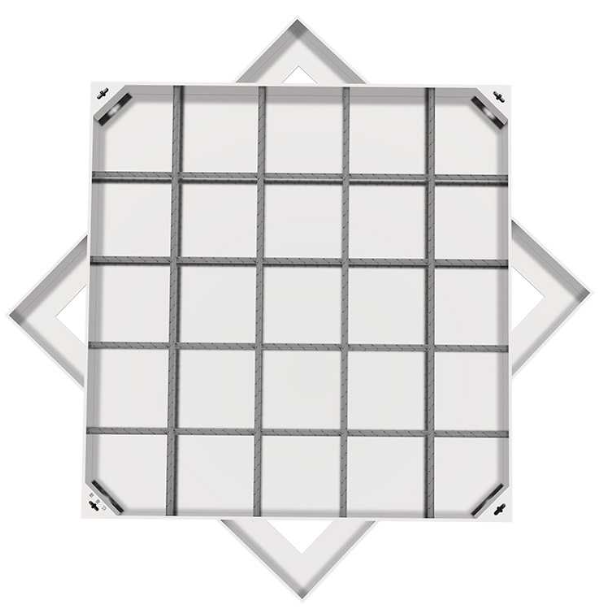 永清不锈钢方井展示